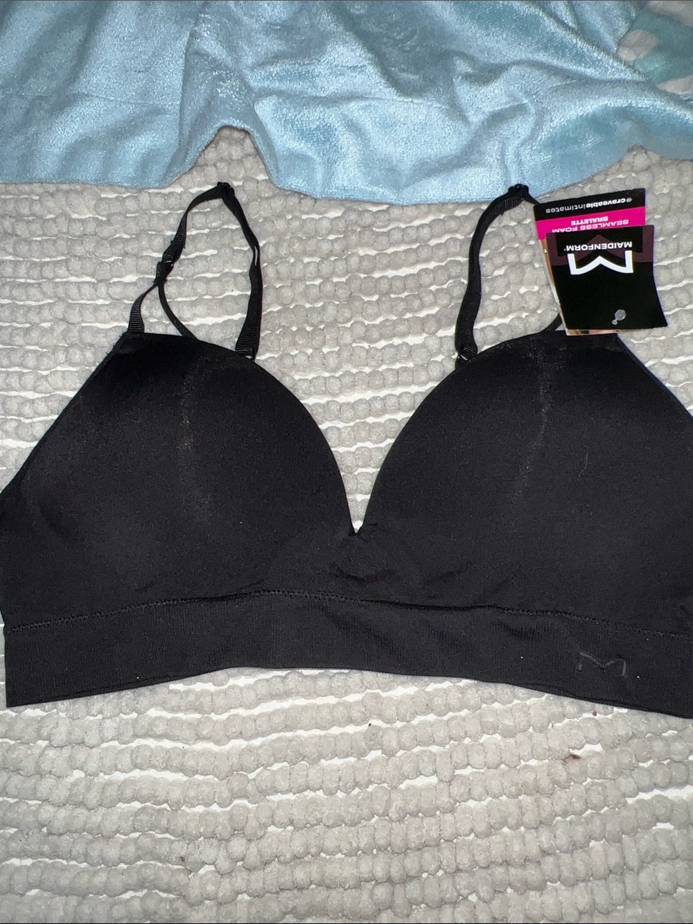 Maidenform Black Wireless Seamless T-Shirt Bra